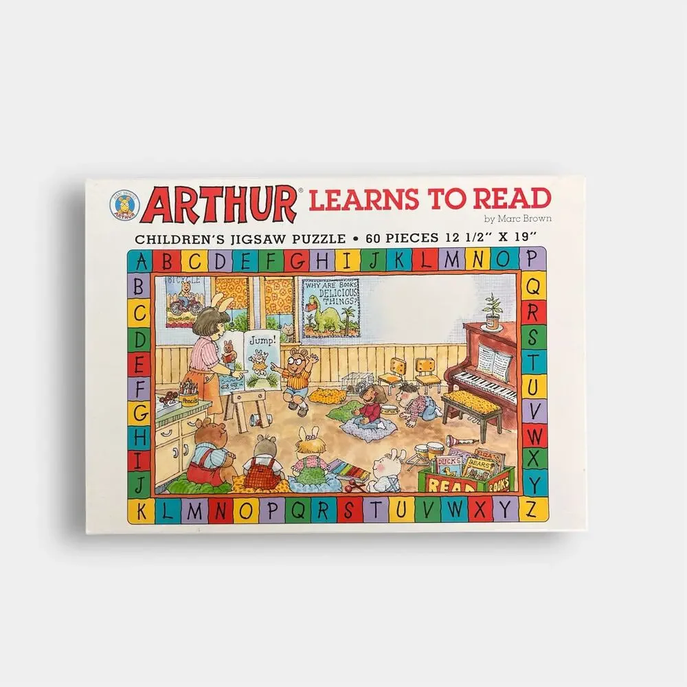 Vintage Arthur Learns to Read Puzzle 1997 Great American Puzzle Factory